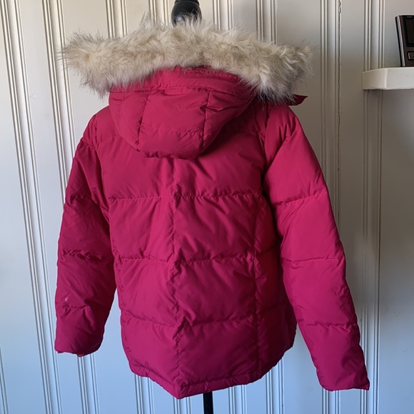 L.L. Bean Puffer Coat Raspberry Size SP - Picture 5 of 8